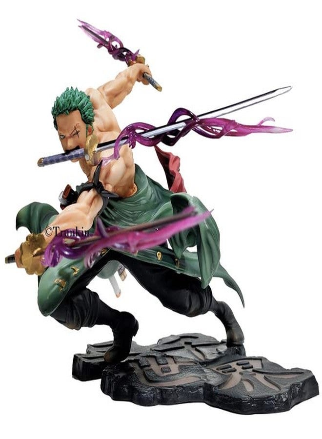 Trunkin One Piece Roronoa Zoro Battle Mode Action Figure Three Thousand World Anime Figure Doll Model PVC Statue - Image 1